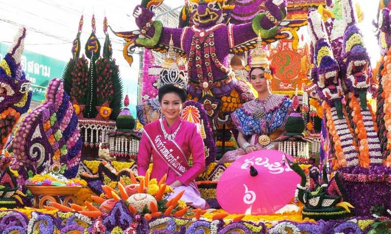 Chiang Mai Flower Festival Parad