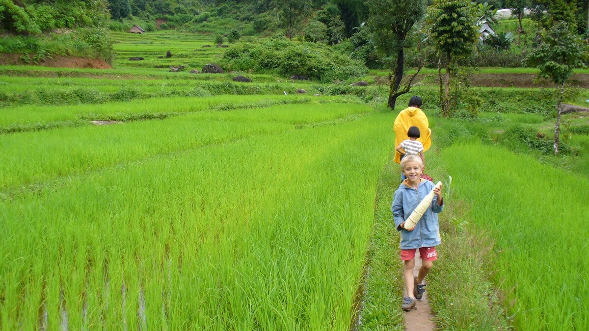 Child Trekking Chiang Mai