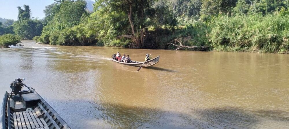 Boat to Huay Pu Keng Village, Mae Hong Son