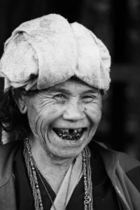 Napaporns grandmother BW edit