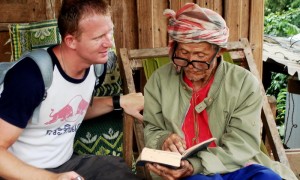 Talking to a Karen Hilltribe villager